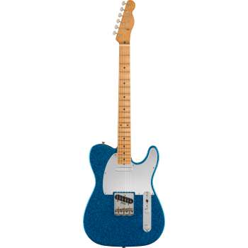 FENDER J Mascis Telecaster touche erable Bottle Rocket Blue Flake