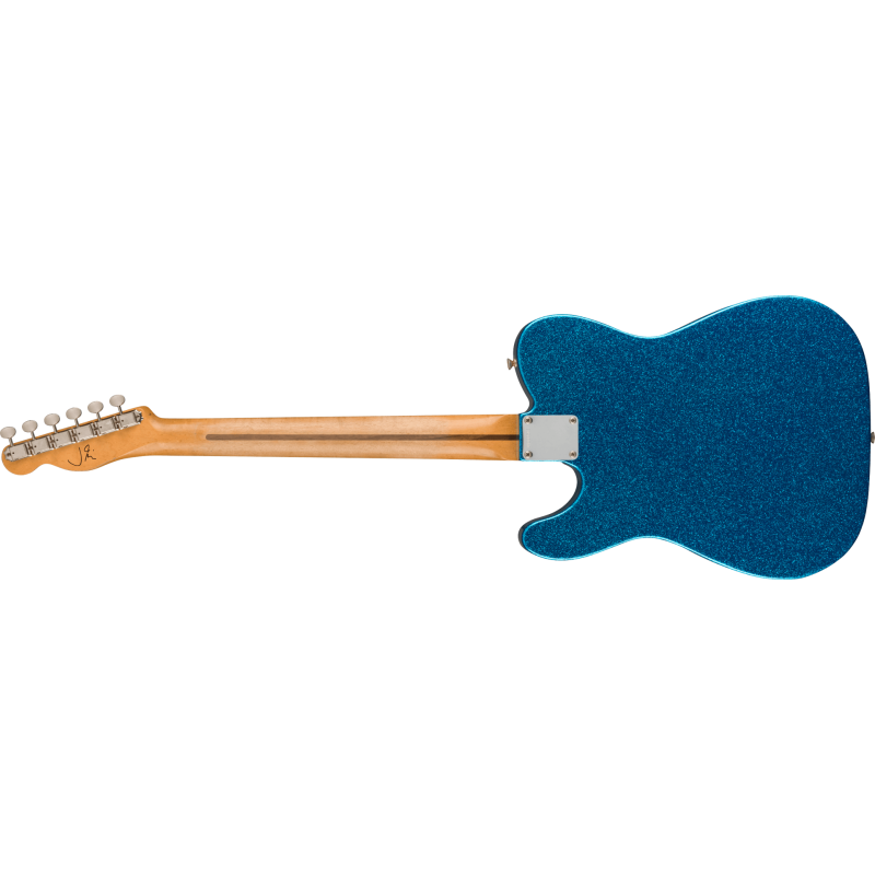 FENDER J Mascis Telecaster touche erable Bottle Rocket Blue Flake