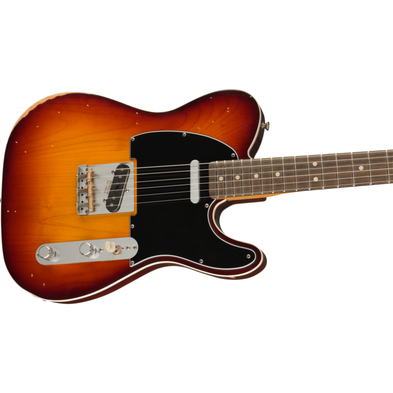 FENDER Jason Isbell Custom Telecaster Rosewood 3-Color Chocolate Burst - Déstockage