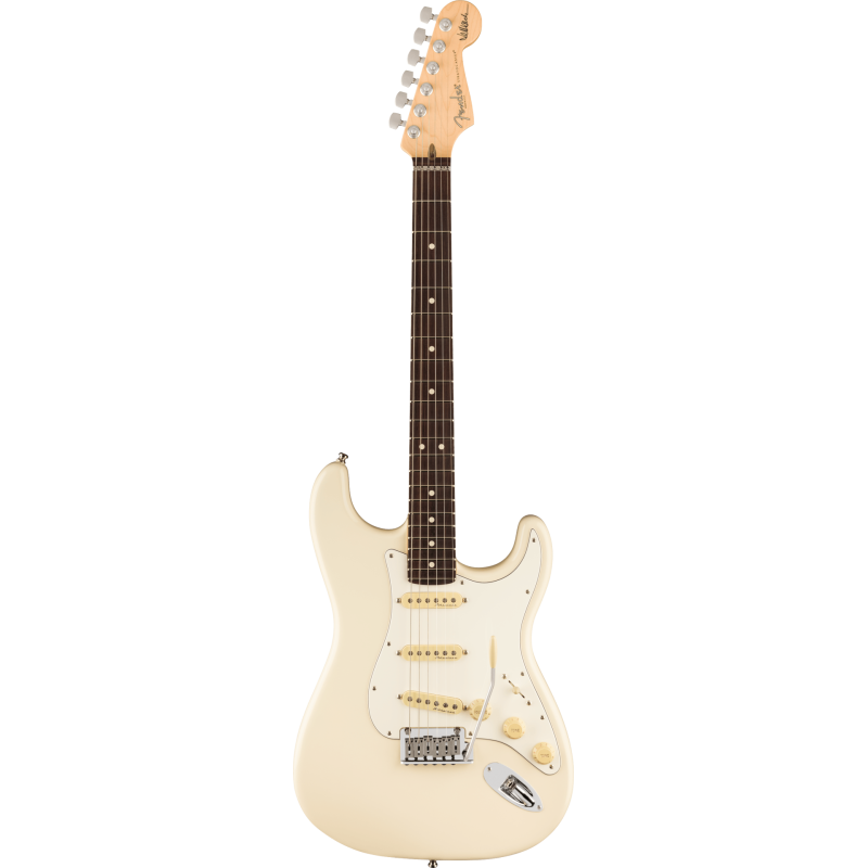 FENDER Jeff Beck Stratocaster touche palissandre Olympic White