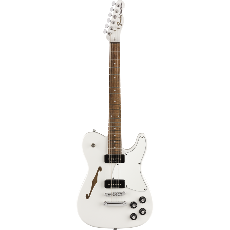 FENDER Jim Adkins JA-90 Telecaster Thinline touche Laurier White