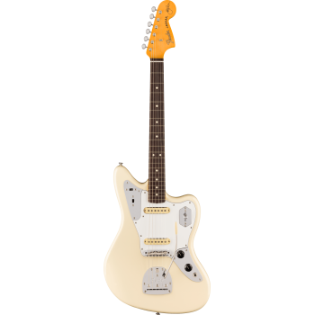 FENDER Johnny Marr Jaguar touche palissandre Olympic White