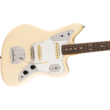 FENDER Johnny Marr Jaguar touche palissandre Olympic White