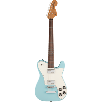 FENDER Kingfish Delta Day Telecaster Deluxe touche palissandre Daphne Blue