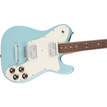 FENDER Kingfish Delta Day Telecaster Deluxe touche palissandre Daphne Blue