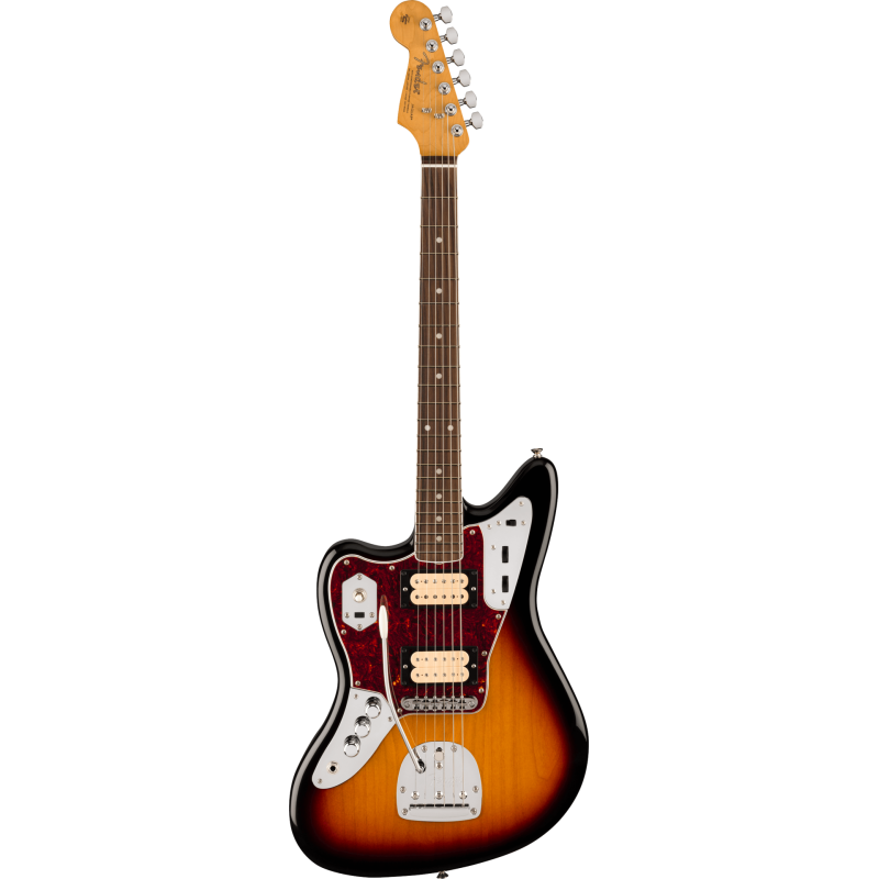 FENDER Kurt Cobain Jaguar Gaucher touche palissandre 3-Color Sunburst