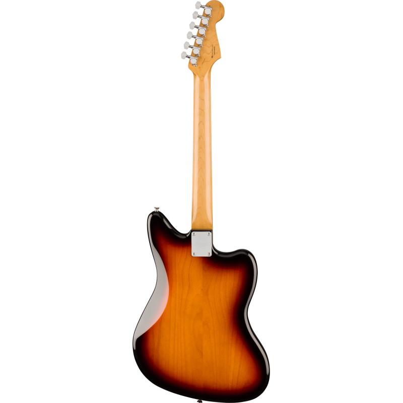 FENDER Kurt Cobain Jaguar Gaucher touche palissandre 3-Color Sunburst
