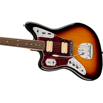 FENDER Kurt Cobain Jaguar Gaucher touche palissandre 3-Color Sunburst
