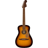 FENDER Malibu Player touche Noyer Gold Pickguard Sunburst