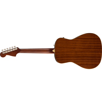 FENDER Malibu Player touche Noyer Gold Pickguard Sunburst