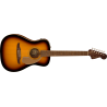 FENDER Malibu Player touche Noyer Gold Pickguard Sunburst