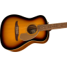 FENDER Malibu Player touche Noyer Gold Pickguard Sunburst