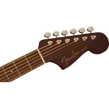 FENDER Malibu Player touche Noyer Gold Pickguard Sunburst