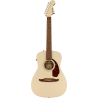 FENDER Malibu Player touche Noyer plaque tortoise Olympic White