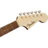 FENDER Malibu Player touche Noyer plaque tortoise Olympic White