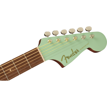 FENDER Newporter Player touche Noyer plaque blanche Surf Green