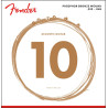 FENDER Phosphor Bronze Acoustic Guitar Strings Ball End 60XL .010-.048 Gauges 6