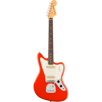 FENDER Player II Jaguar touche palissandre Coral Red