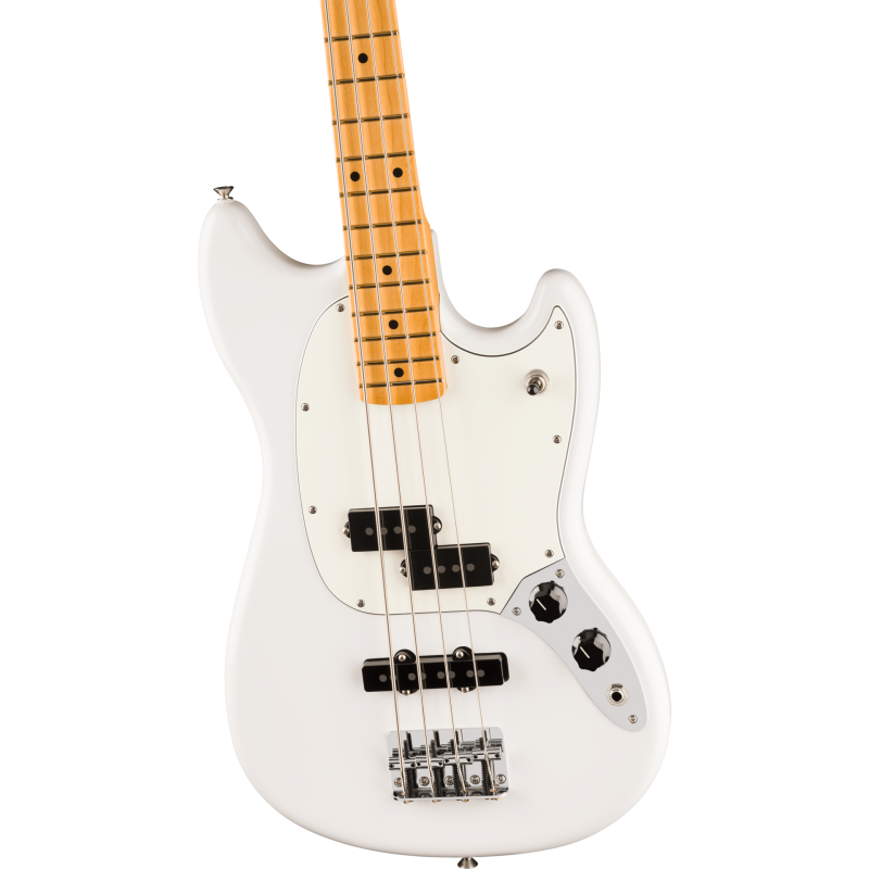 FENDER Player II Mustang Bass PJ touche erable Polar White