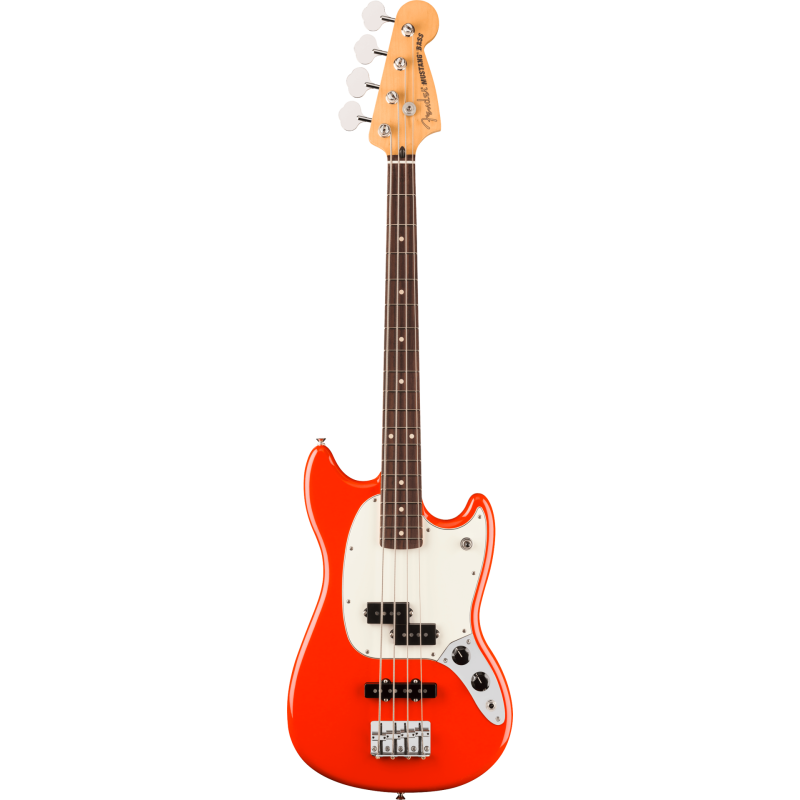 FENDER Player II Mustang Bass PJ touche palissandre Coral Red