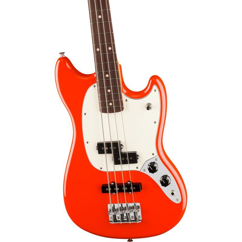 FENDER Player II Mustang Bass PJ touche palissandre Coral Red