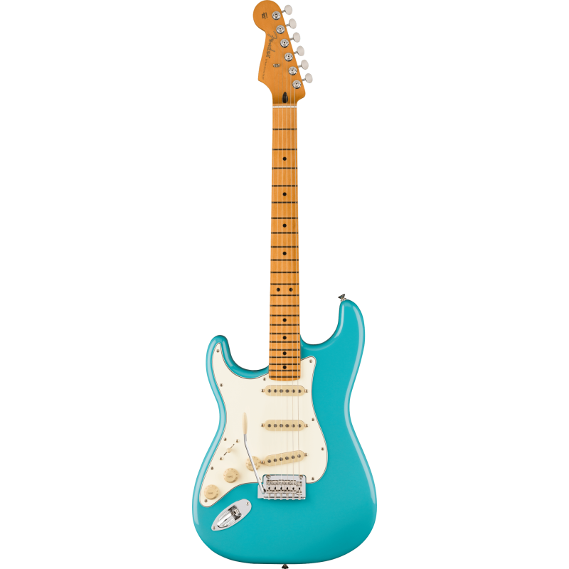 FENDER Player II Stratocaster Gaucher touche erable Aquatone Blue