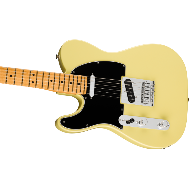 FENDER Player II Telecaster Gaucher touche erable Hialeah Yellow
