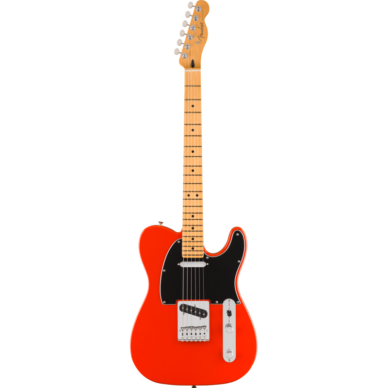 FENDER Player II Telecaster touche erable Coral Red
