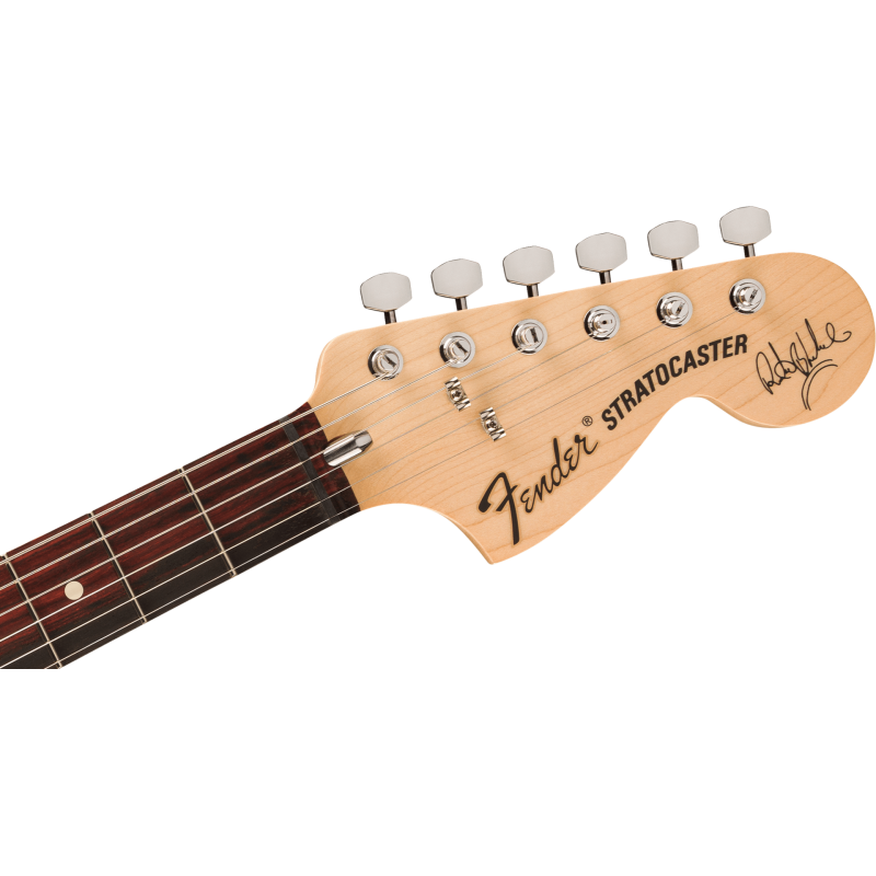 FENDER Ritchie Blackmore Stratocaster Scalloped touche palissandre Olympic White