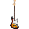 FENDER Standard Jazz Bass touche Laurier plaque blanche 3-Color Sunburst