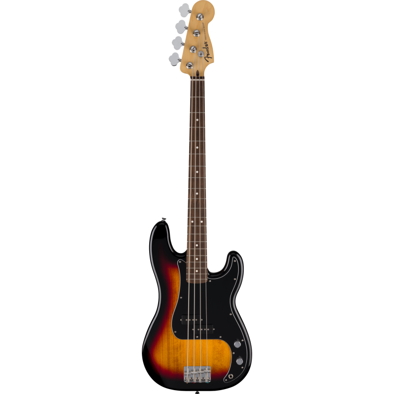 FENDER Standard Precision Bass touche Laurier plaque noire 3-Color Sunburst