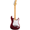 FENDER Standard Stratocaster touche erable plaque blanche Candy Cola