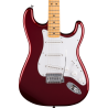 FENDER Standard Stratocaster touche erable plaque blanche Candy Cola