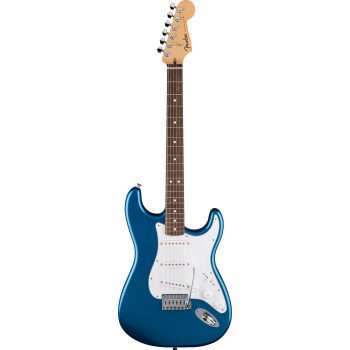 FENDER Standard Stratocaster touche Laurier plaque blanche Aqua Marine Metallic
