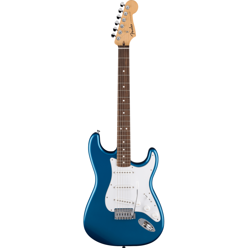 FENDER Standard Stratocaster touche Laurier plaque blanche Aqua Marine Metallic