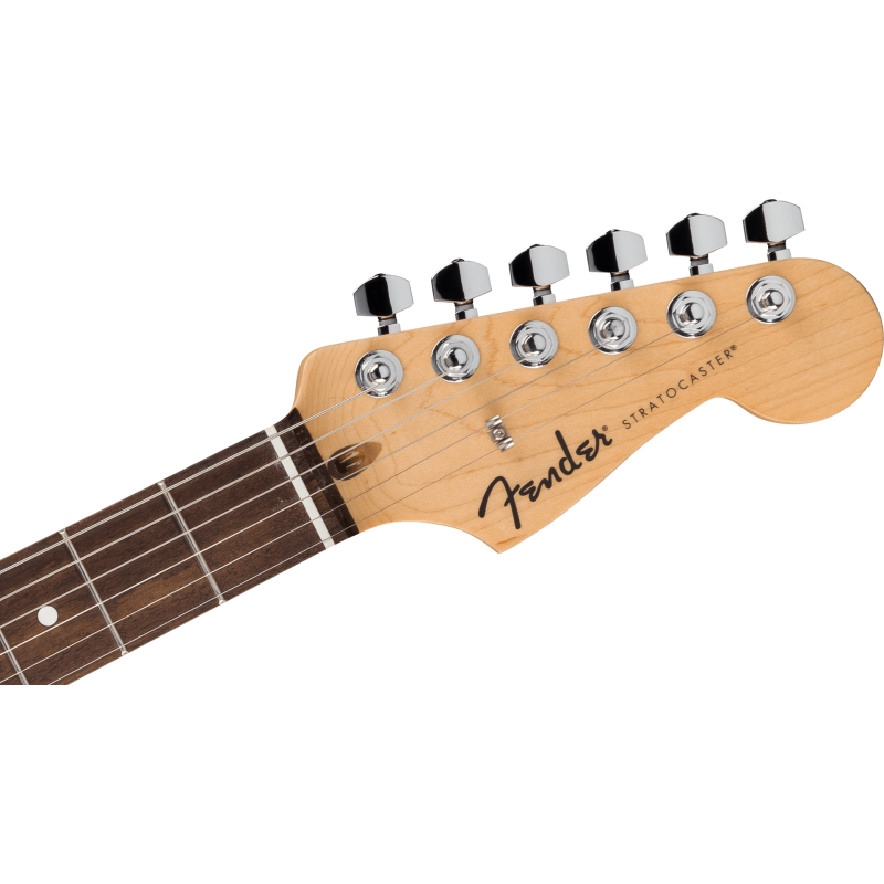 FENDER Standard Stratocaster touche Laurier plaque blanche Aqua Marine Metallic