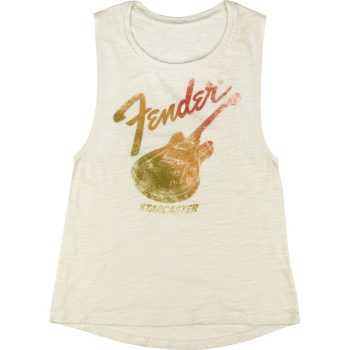 FENDER Starcaster Womens Tank Natural S