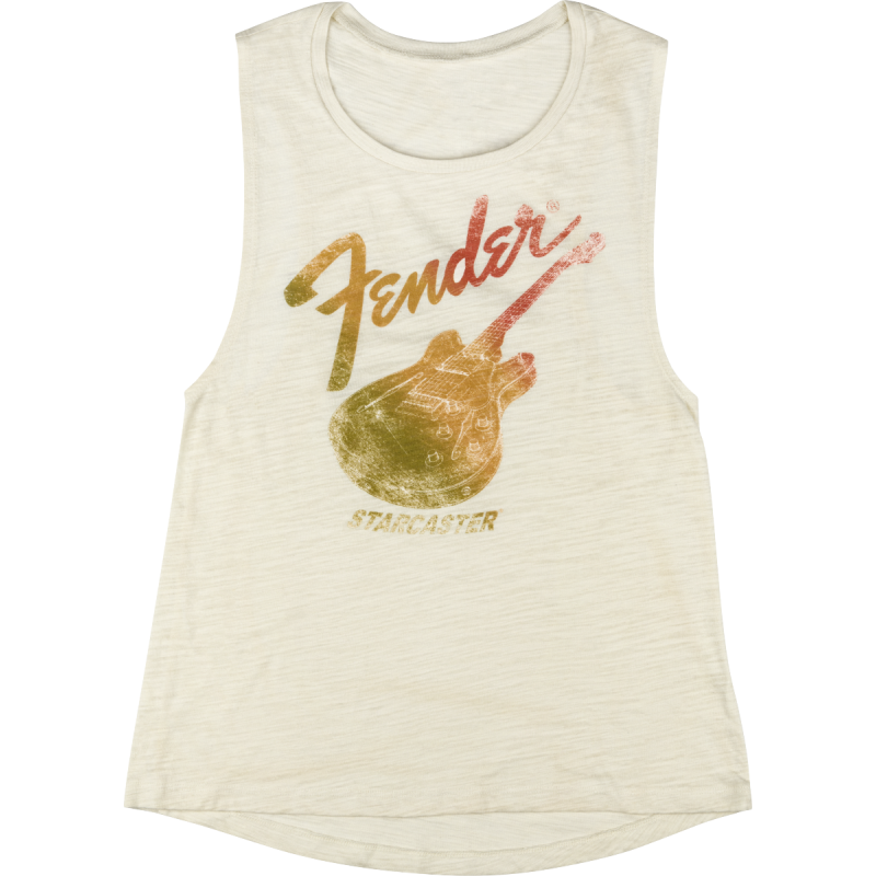 FENDER Starcaster Womens Tank Natural S