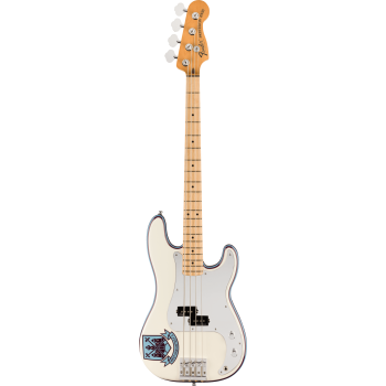 FENDER Steve Harris Precision Bass touche erable Olympic White