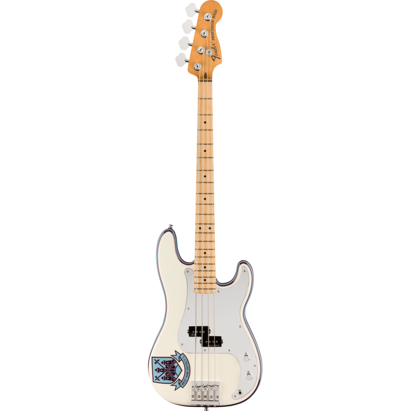 FENDER Steve Harris Precision Bass touche erable Olympic White