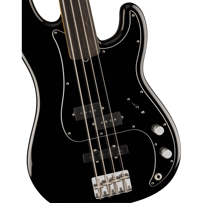 FENDER Tony Franklin Fretless Precision Bass touche ebene Black