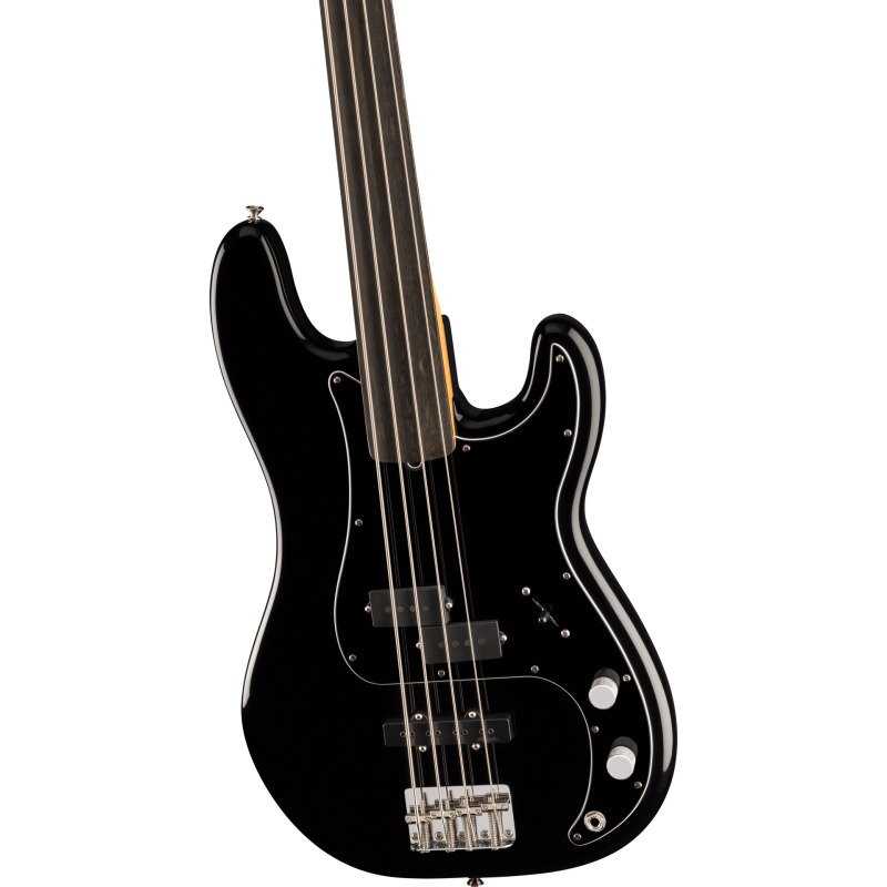 FENDER Tony Franklin Fretless Precision Bass touche ebene Black