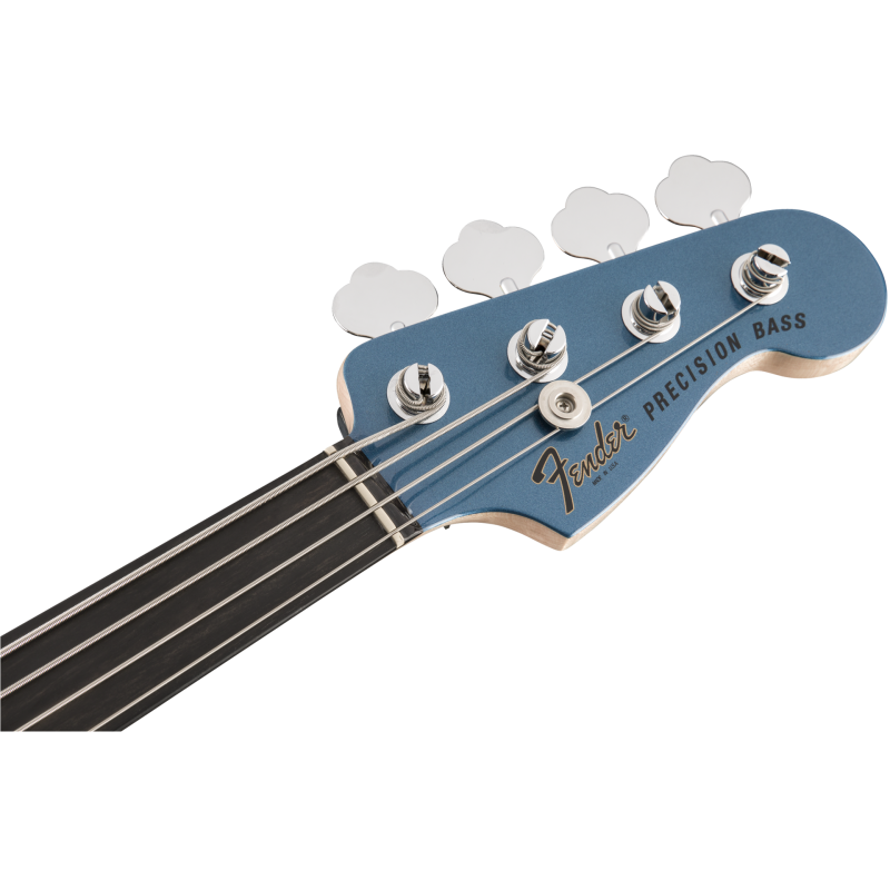 FENDER Tony Franklin Fretless Precision Bass touche ebene Lake Placid Blue