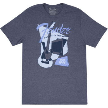 FENDER Vintage Geo 1946 T-Shirt Blue S