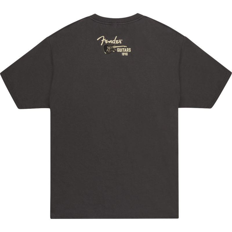 FENDER Wings To Fly T-Shirt Vintage Black L