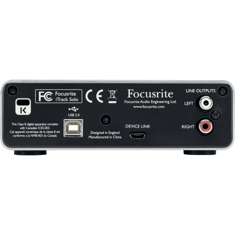 FOCUSRITE ITRACK-SOLO-LIGHTNING itrack solo lightning