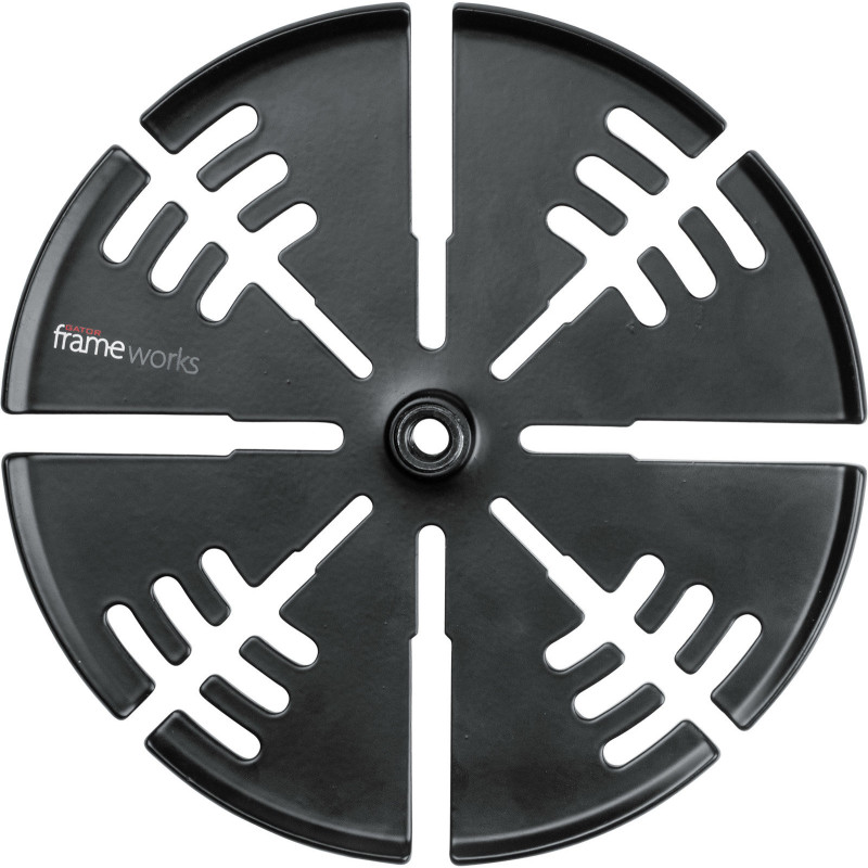 GATOR FRAMEWORKS GFW-CABLEHNGRTRAY organiseur de câbles pour pied de micro