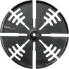 GATOR FRAMEWORKS GFW-CABLEHNGRTRAY organiseur de câbles pour pied de micro