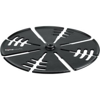 GATOR FRAMEWORKS GFW-CABLEHNGRTRAY organiseur de câbles pour pied de micro