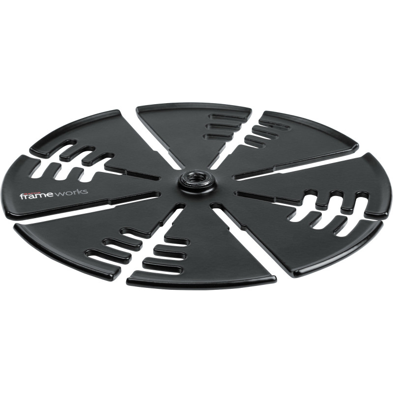 GATOR FRAMEWORKS GFW-CABLEHNGRTRAY organiseur de câbles pour pied de micro
